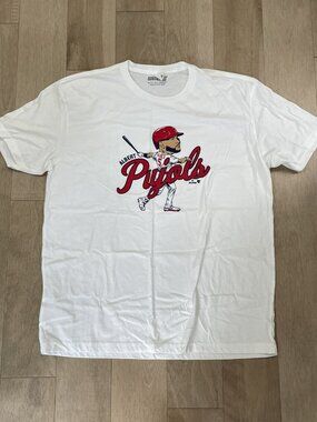 NWOT Unisex BreakingT Albert Pujols Caricature T-shirt Size XL